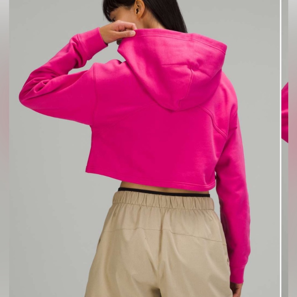 All yours cropped Lululemon hoodie